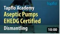 Aseptisk EHEDG-certifierad pump| Demontering